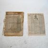 Newspaper Lot, Incl Herald: Lincoln Shot, More