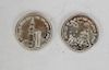 Two Silver Yemen Apollo 11 Proof Coins