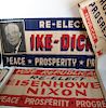 Two Giant "Re-Elect Eisenhower-Nixon" Posters
