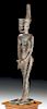 Egyptian Bronze Striding Figure of Neith, ex-Mitry