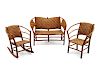 Group of Adirondack Children's Furniture
setee height 25 x length 33 x depth 14 inches