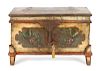 Continental Baroque Paint Decorated Chest 
height: 22 1/2 inches x 35 inches x 16 inches