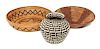 Three Decorative Southwestern Style Baskets
diameter of largest 12 inches