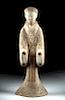 Tall Chinese Han Dynasty Tomb Attendant - Woman