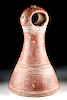 20th C. African Djenne Terracotta Bell-Shaped Item