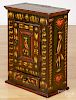 W. C. Wrede painted pine hanging cupboard