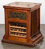Clark's ONT oak country store spool cabinet