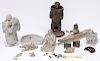 Group of Inuit stone carvings
