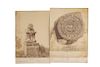 Briquet, Abel. Calendario de los Aztecas / Antigüedades Aztecas. México, ca. 1890. Fotografías albúminas, 25x19.2 cm. Pzs: 2.