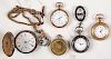 Group of ladies pocket watches