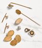 Miscellaneous group of 14K gold jewelry