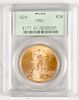 1924 St. Gaudens twenty dollar gold coin