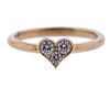 Tiffany &amp; Co 18K Gold Diamond Heart Ring