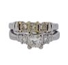 Platinum Diamond Bridal Ring Set 