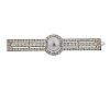 Cartier 4.80ct Natural Grey Pearl Diamond Platinum Brooch Pendant
