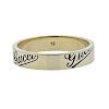 Gucci 18k Gold Band Ring Size