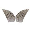 Buccellati 18k  Gold Wing Motif Earrings