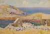 SEARS GALLAGHER, (American, 1869-1955), View of The Main Dock from Upper Fields, Monhegan, Maine