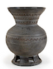 Incised Korean Stoneware Jar, Silla Dynasty