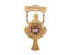 14K Gold, Diamond, Ruby, and Enamel Knights Templar Recognition Badge