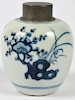 Qing Dynasty Blue and White Tea Caddy, 17/18th Century