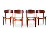 Borge Mogensen
(Danish, 1914-1972)
Set of Four Dining Chairs Soborg Mobelfabrik, Denmark