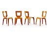 Herbert von Thaden
(American, 1898-1969)
Set of Four Dining Chairs Thaden Jordan, USA
