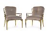 Mastercraft
American, Mid 20th Century
Pair of Greek Revival Lounge Chairs