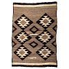 Navajo Eastern Reservation Poncho / Rug, Collection of Stanley Slocum, Minneapolis, Minnesota