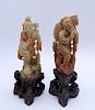 2 CHINESE SOAP STONE CARVINGS