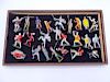 TRAY LOT 24 LEAD INDIAN FIGURES