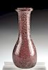 Miniature Roman Glass Vessel - Aubergine Hues
