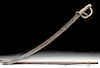 19th C. Mexican Iron & Brass Sword w/ Iron Sheath