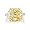 Graff 15.01-Carat Fancy Light Yellow Diamond Ring