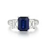 2.35-Carat Sapphire and Diamond Ring