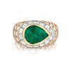 Tabbah 3.16-Carat Colombian Emerald and Diamond Ring