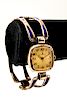 Baum & Mercier Silver & Enamel Bracelet Watch