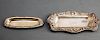 Gorham Sterling Silver Card Trays, Group of 2