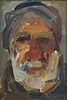 Moshe Rosenthalis (Lithuanian/ Israeli, 1922-2008)      Head of a Bearded Man.