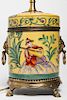 Chinoiserie Table Lamp w Musician Motif