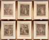 Six Framed Vintage Prints from The Cries of London by