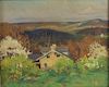 American School, 20th Century      Spring Landscape with House.