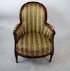Antique French Louis XVI-Style Bergere
