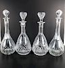 2 Pairs of Decanters