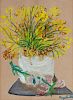 Antonietta Raphaël Mafai (Kaunas 1895-Roma 1975)  - Yellow flowers in a vase