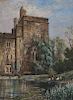 R.M. RAYNE: "Wressel Castle" - Oil on Cardboard