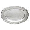 LOT OF SALVER, TRAY AND PYREX SILVER HOLDER. Sterling 0.925 Silver. Rectangular pyrex holder and tray with handles, chiselled with vegetal motifs and 