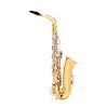 ALTO SAXOPHONE. UNITED STATES OF AMERICA, SECOND HALF OF THE 20TH CENTURY. Brand SELMER. Model BUNDY. Brass body, silver metal keys with mother of pea