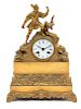 A French Empire Gilt Metal Shelf Clock
Height 15 1/4 x width 11 x depth 4 inches.