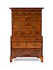 A George I Walnut Chest on Chest
Height 67 1/2 x width 42 x depth 21 1/2 inches.